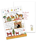 Red Tractor Designs Greeting Card - Christmas Mess