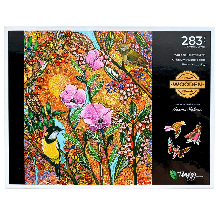 Twigg Golden Whistler Wooden Jigsaw Puzzle — 283 Pieces