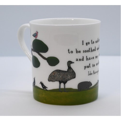 Red Tractor Designs Bone China Mug — I Go to Nature