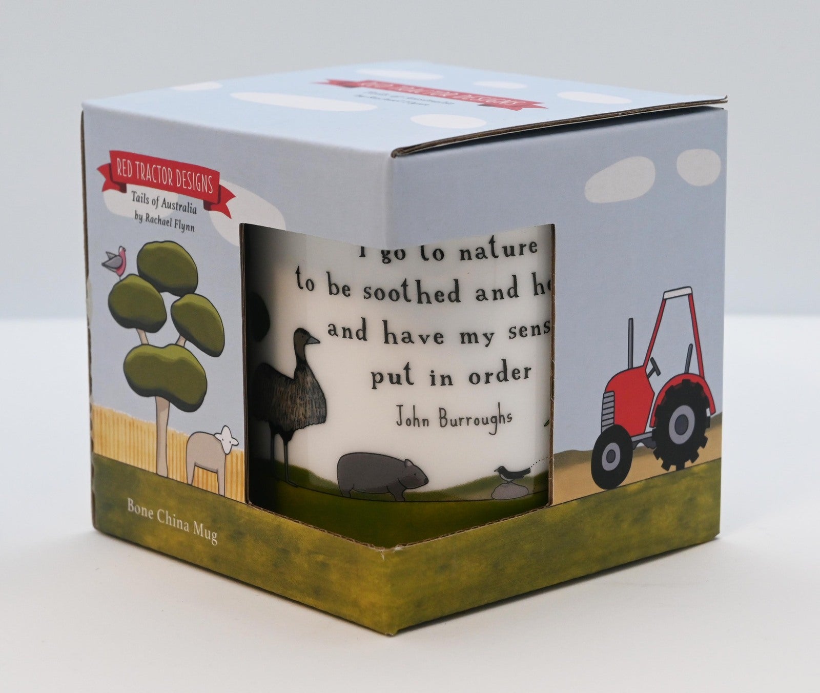 Red Tractor Designs Bone China Mug — I Go to Nature