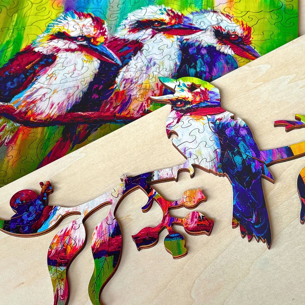 Twigg Puzzle - 3 Kookaburras - Original artwork 197 Pieces