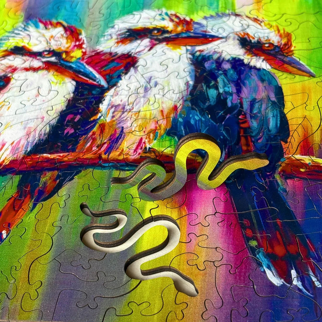 Twigg Puzzle - 3 Kookaburras - Original artwork 197 Pieces