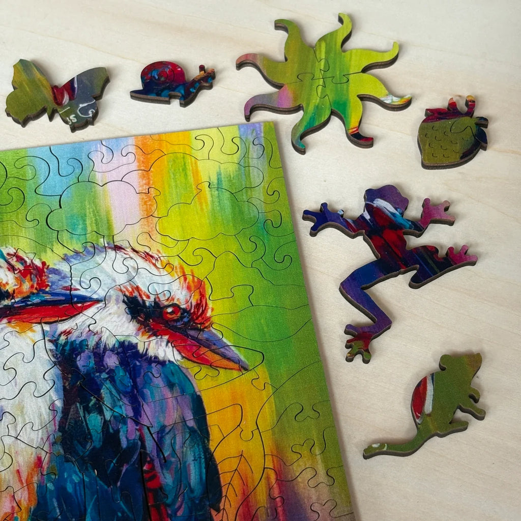 Twigg Puzzle - 3 Kookaburras - Original artwork 197 Pieces