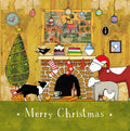 Red Tractor Designs - Christmas Square Cards 10 Pack Waiting for Santa
