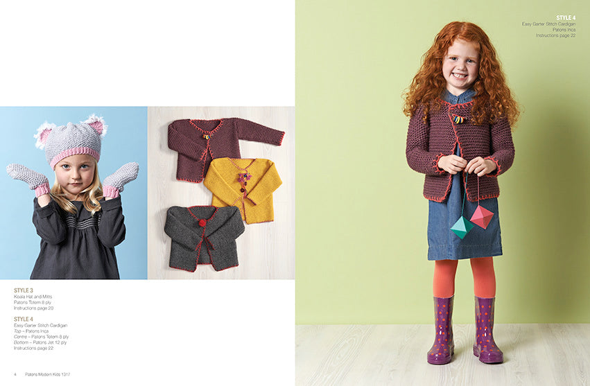 Hand Knits for Modern Kids — Book 1317