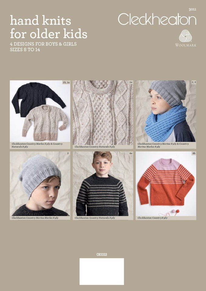 Handknits for Older Kids — Book 3011