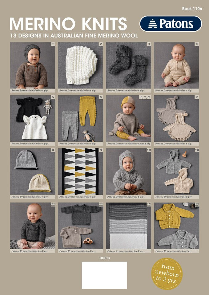 Merino Baby — Knitting Book 1106