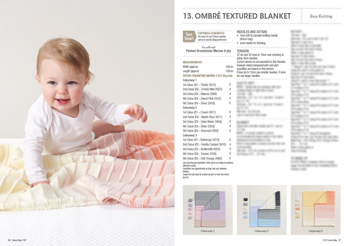 Ombre Baby — Knitting Book 1107