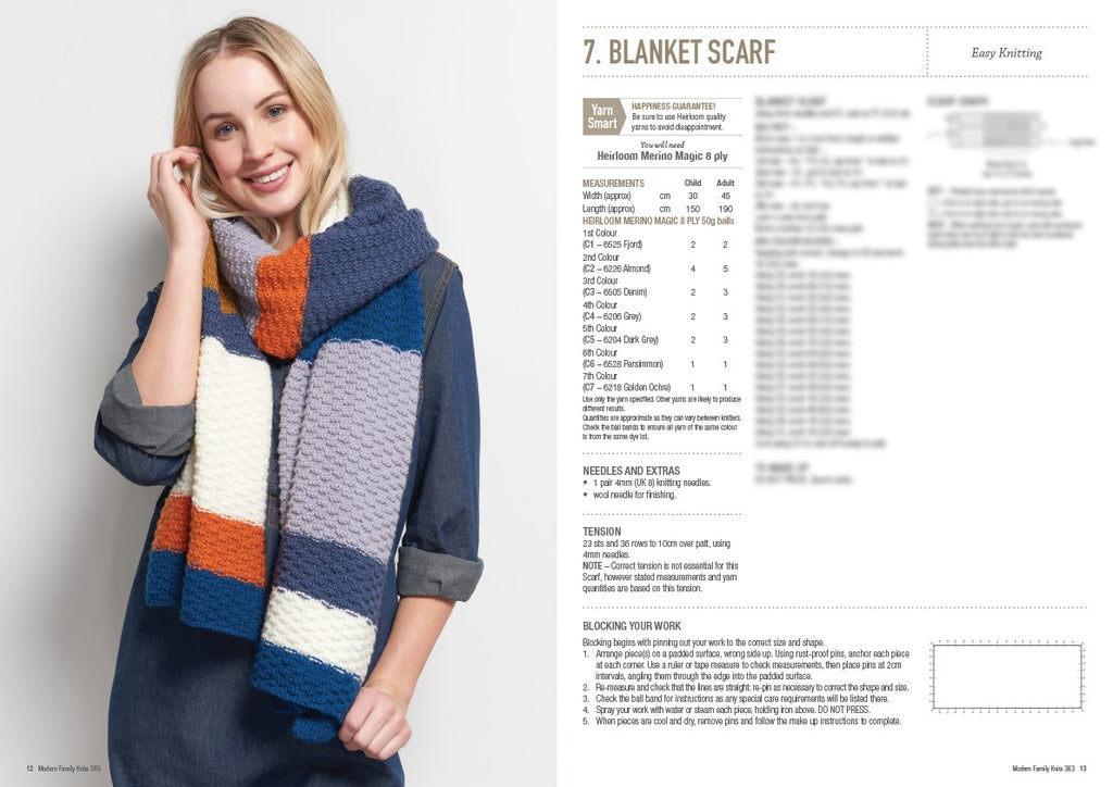 Modern Family Knits — Knitting Book 363