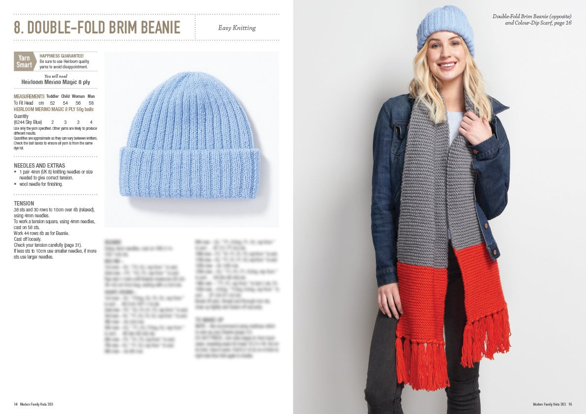 Modern Family Knits — Knitting Book 363
