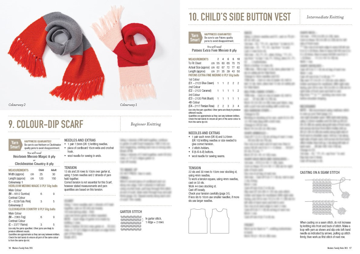 Modern Family Knits — Knitting Book 363