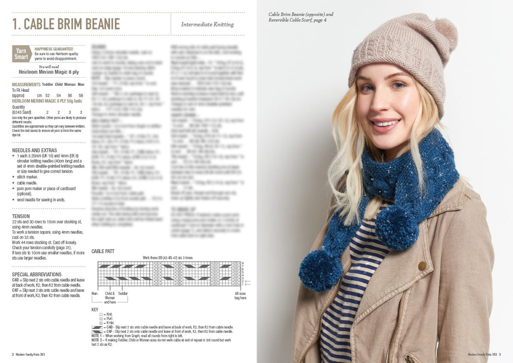 Modern Family Knits — Knitting Book 363