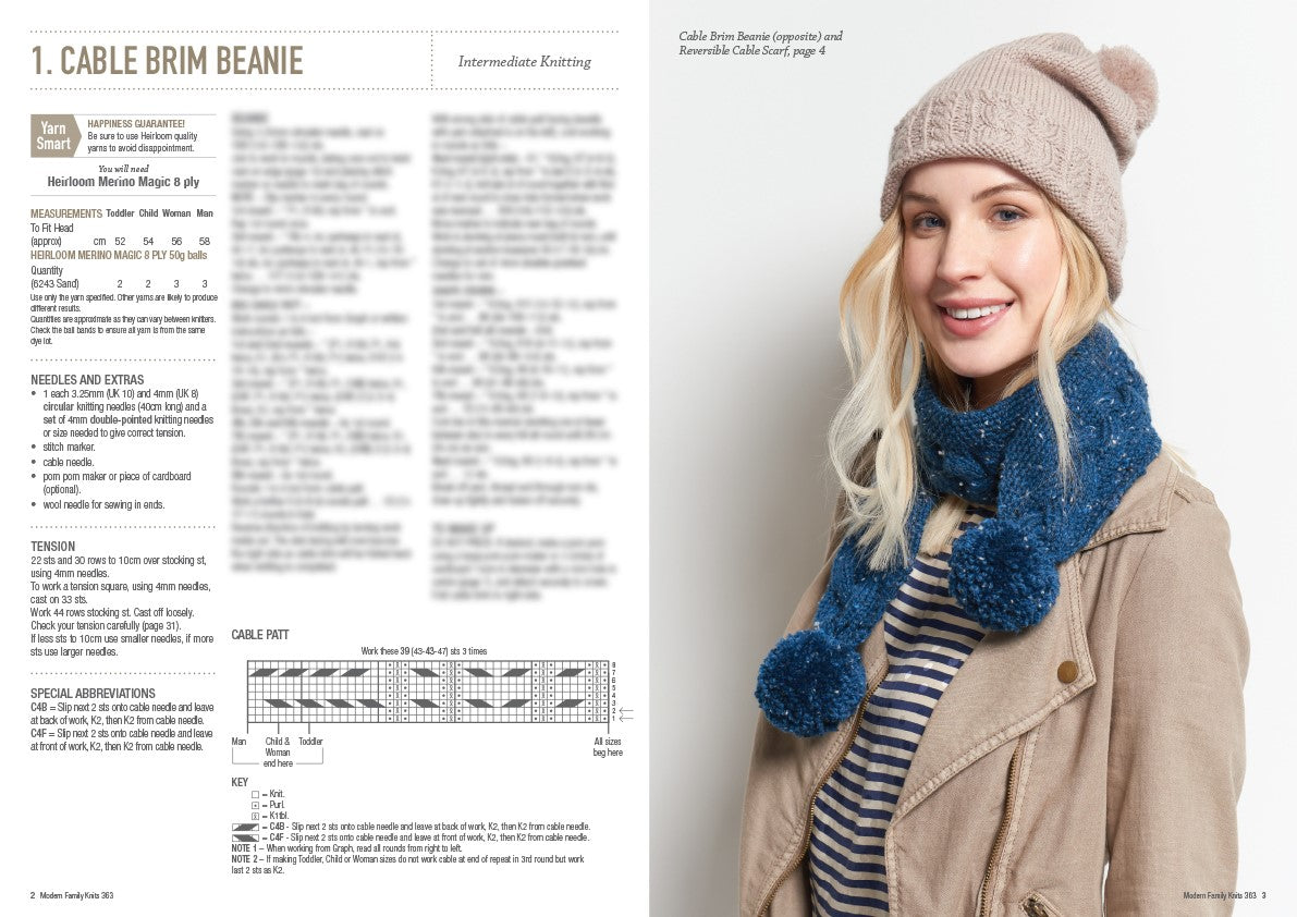 Modern Family Knits — Knitting Book 363