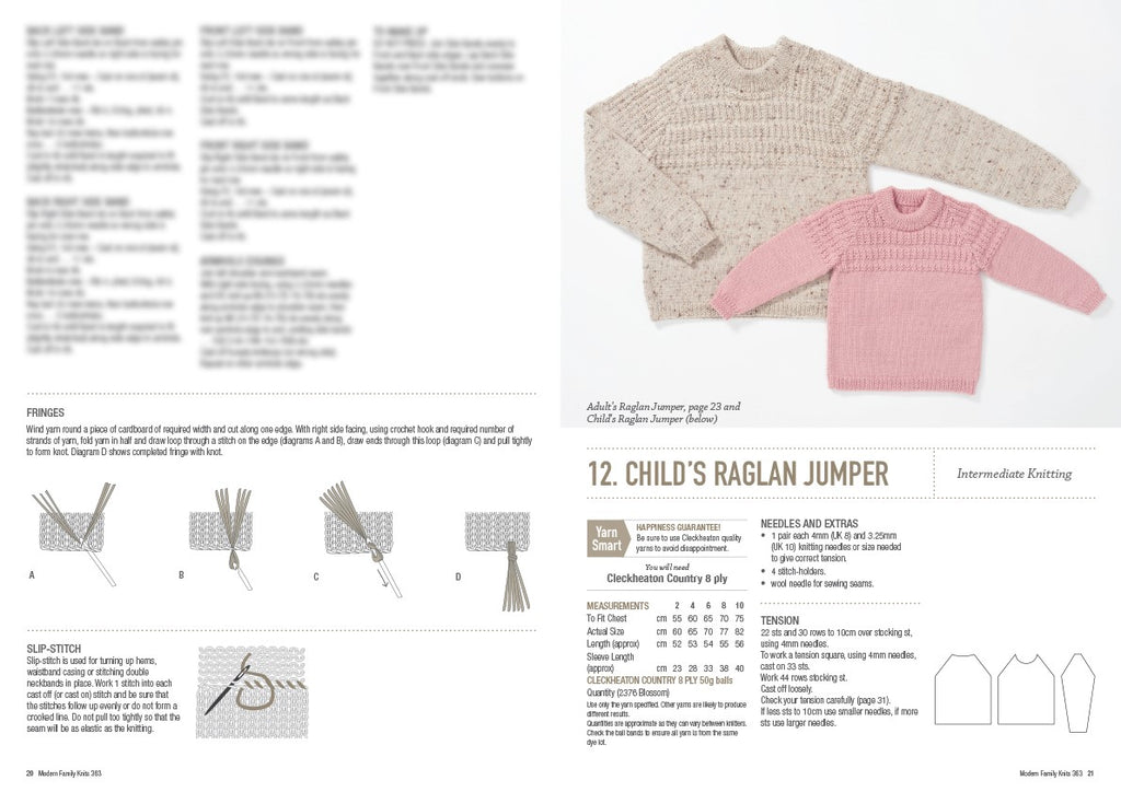 Modern Family Knits — Knitting Book 363