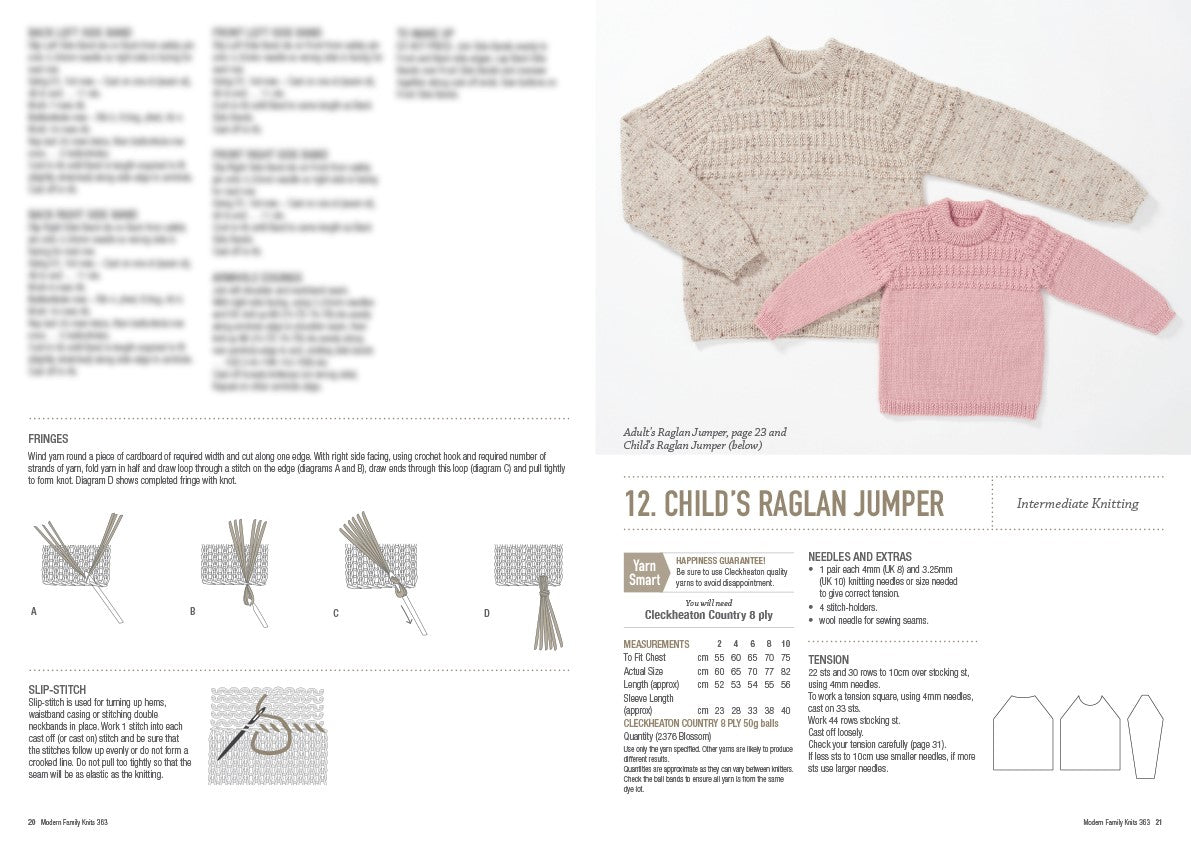 Modern Family Knits — Knitting Book 363