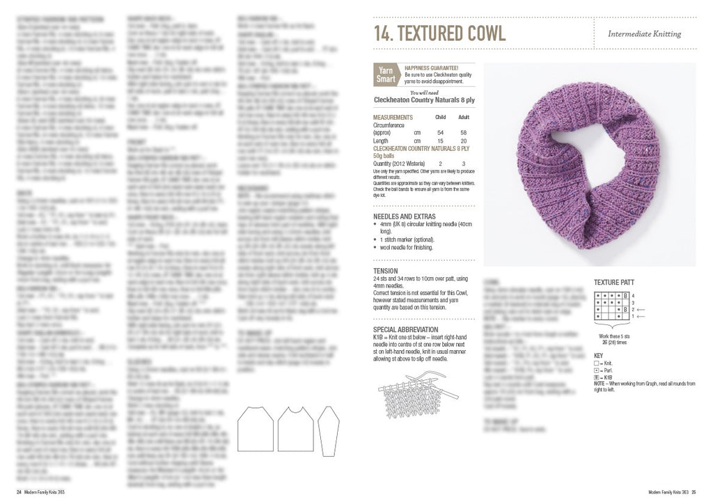 Modern Family Knits — Knitting Book 363