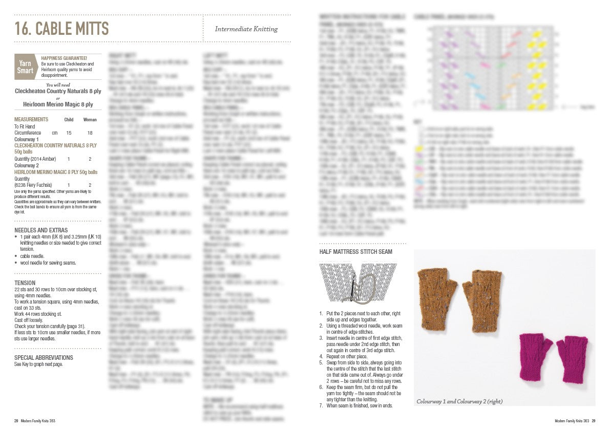 Modern Family Knits — Knitting Book 363