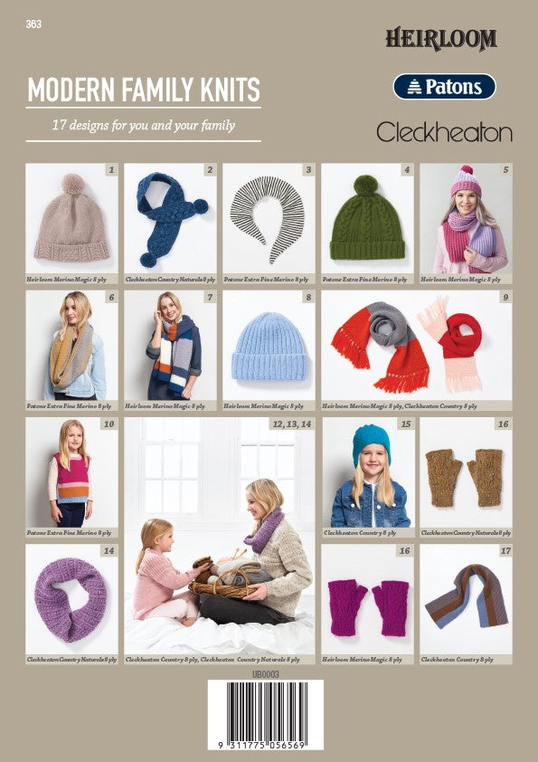 Modern Family Knits — Knitting Book 363