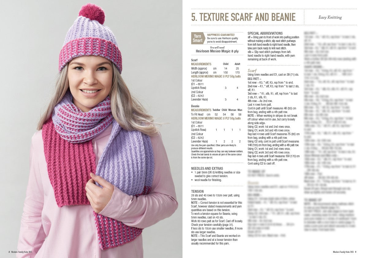 Modern Family Knits — Knitting Book 363