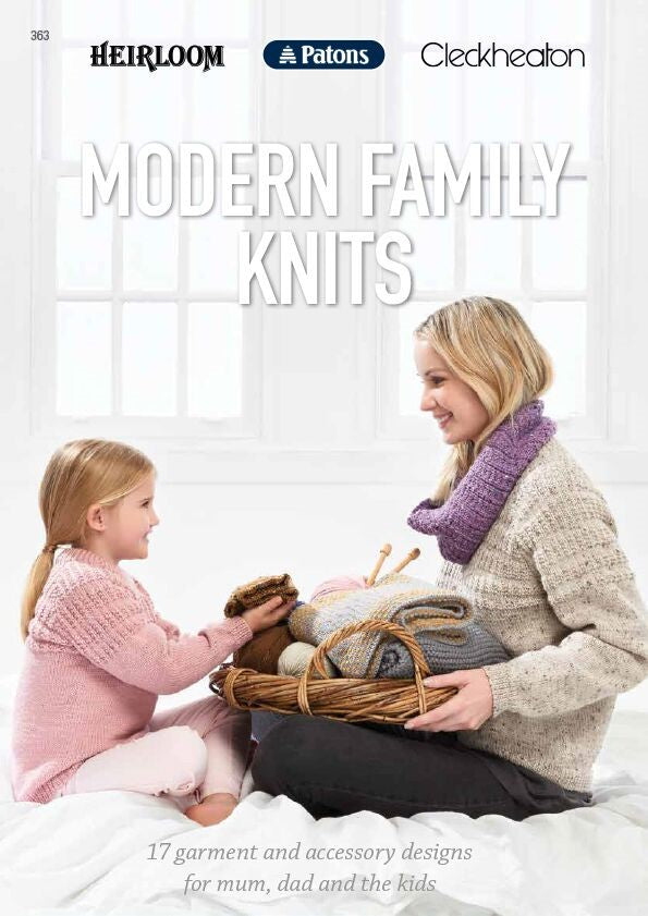 Modern Family Knits — Knitting Book 363