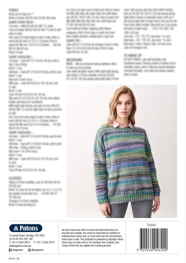 Sierra Season — Knitting Leaflet 0045