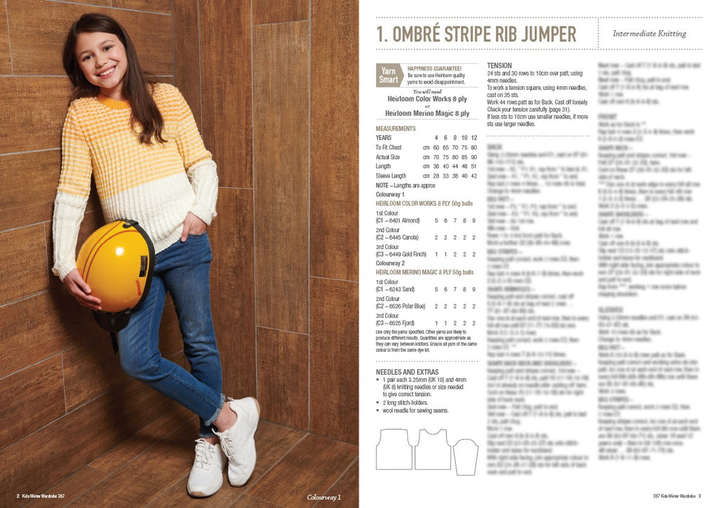 Kids Winter Wardrobe — Knitting Book 367