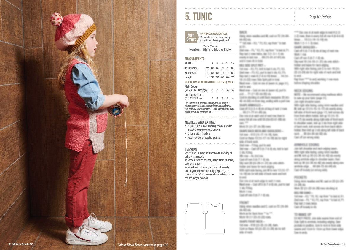 Kids Winter Wardrobe — Knitting Book 367