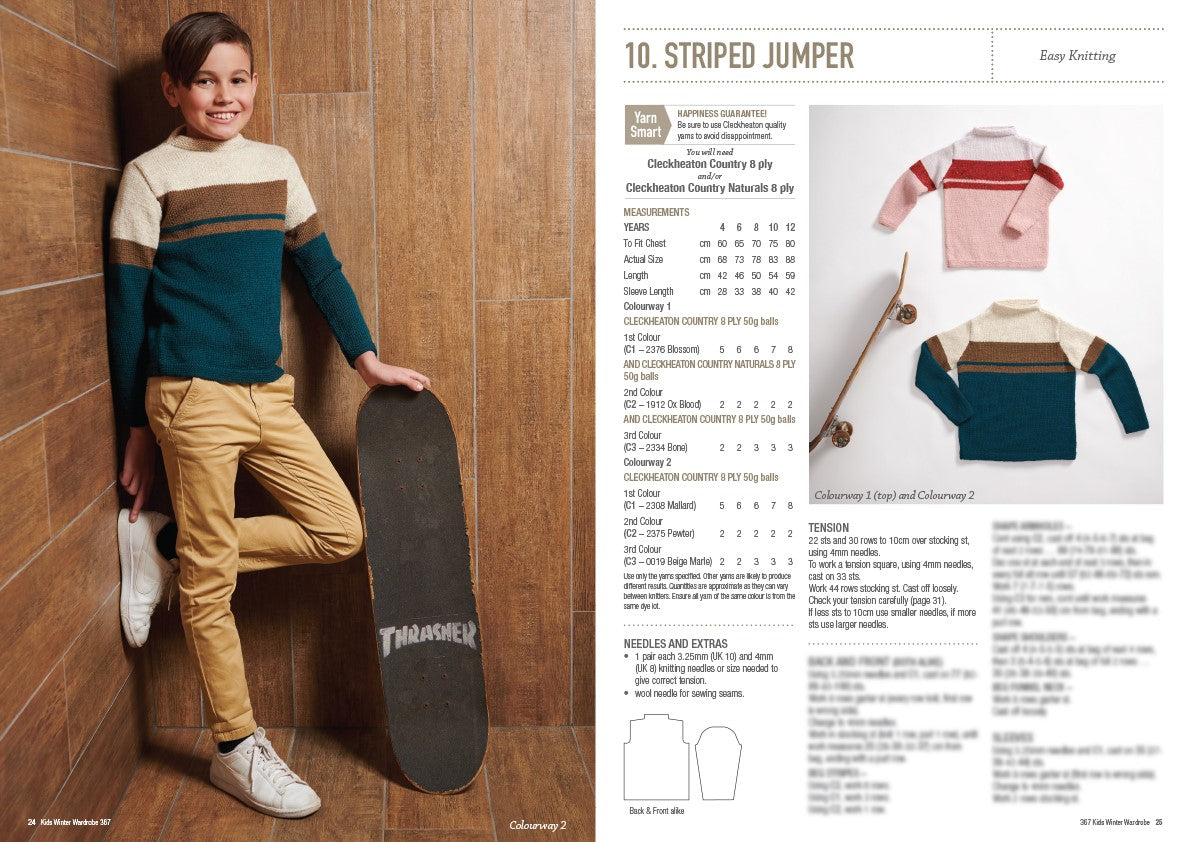 Kids Winter Wardrobe — Knitting Book 367