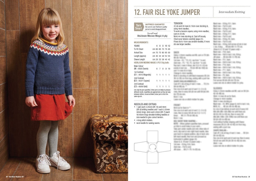 Kids Winter Wardrobe — Knitting Book 367