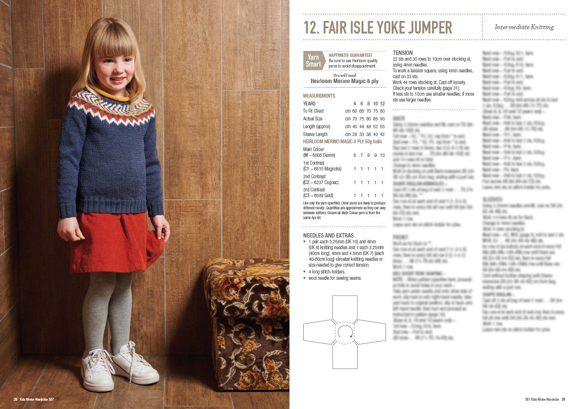 Kids Winter Wardrobe — Knitting Book 367