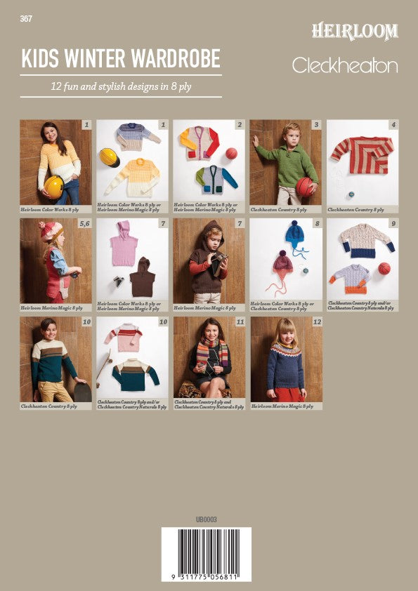 Kids Winter Wardrobe — Knitting Book 367