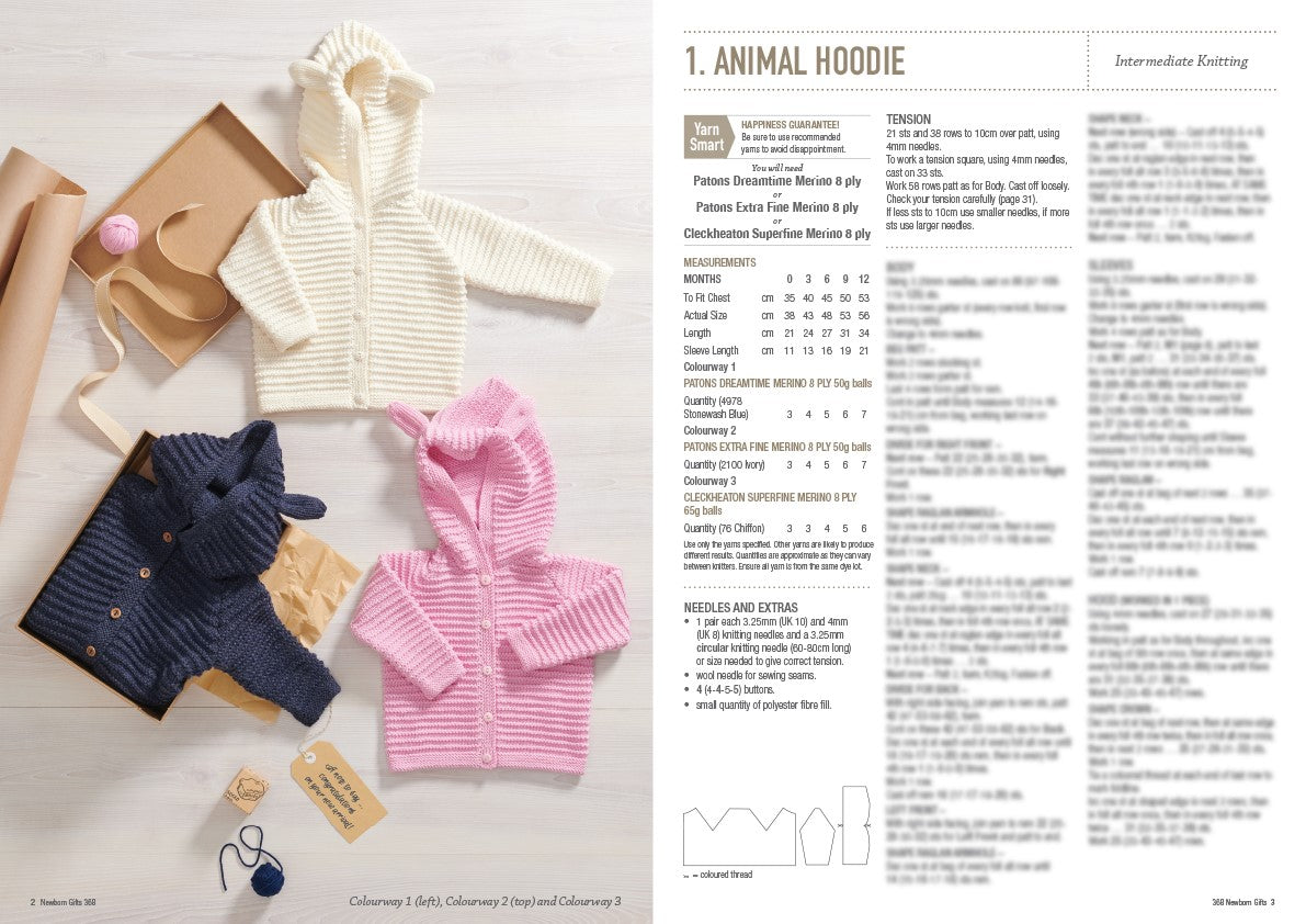 Newborn Gifts — Knitting Book 368