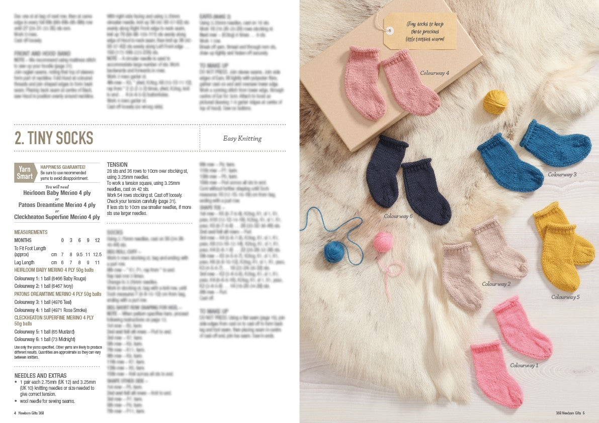 Newborn Gifts — Knitting Book 368