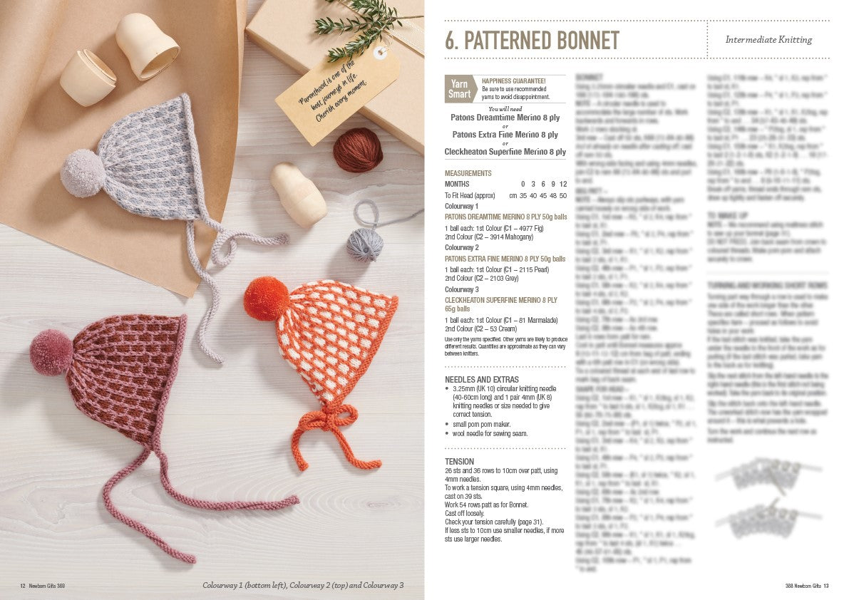 Newborn Gifts — Knitting Book 368