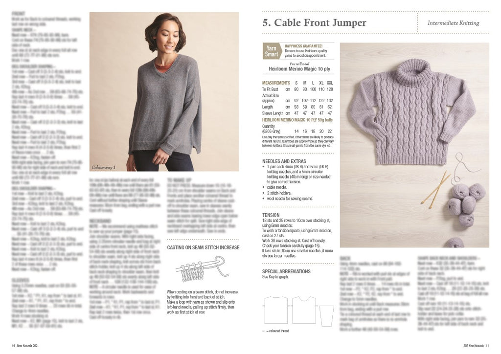 New Naturals — Knitting Book 202