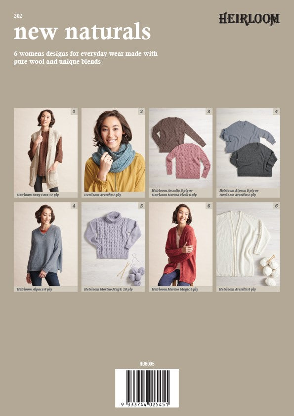 New Naturals — Knitting Book 202