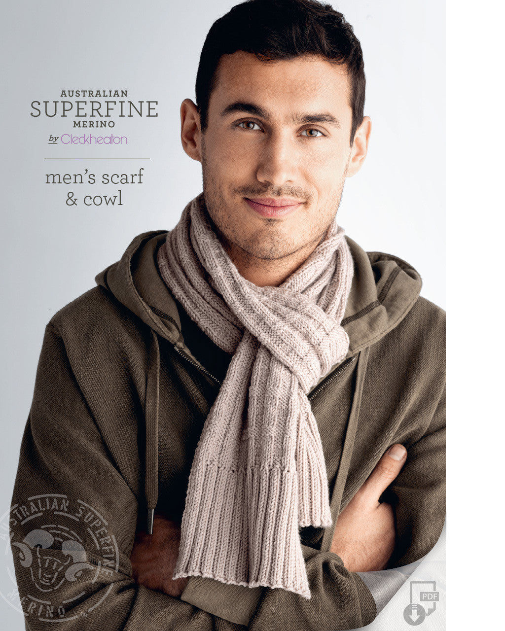 Knitting Pattern — Men's Scarf & Cowl