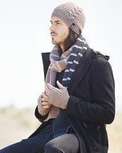 Knitting Pattern — Men's Beanie, Mitts & Scarf