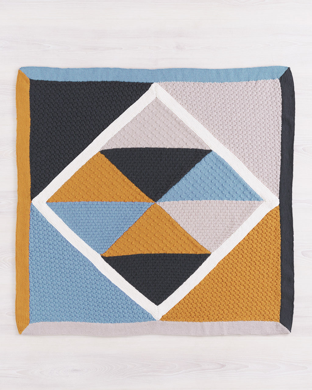 Knitting Pattern — Geometric Throw
