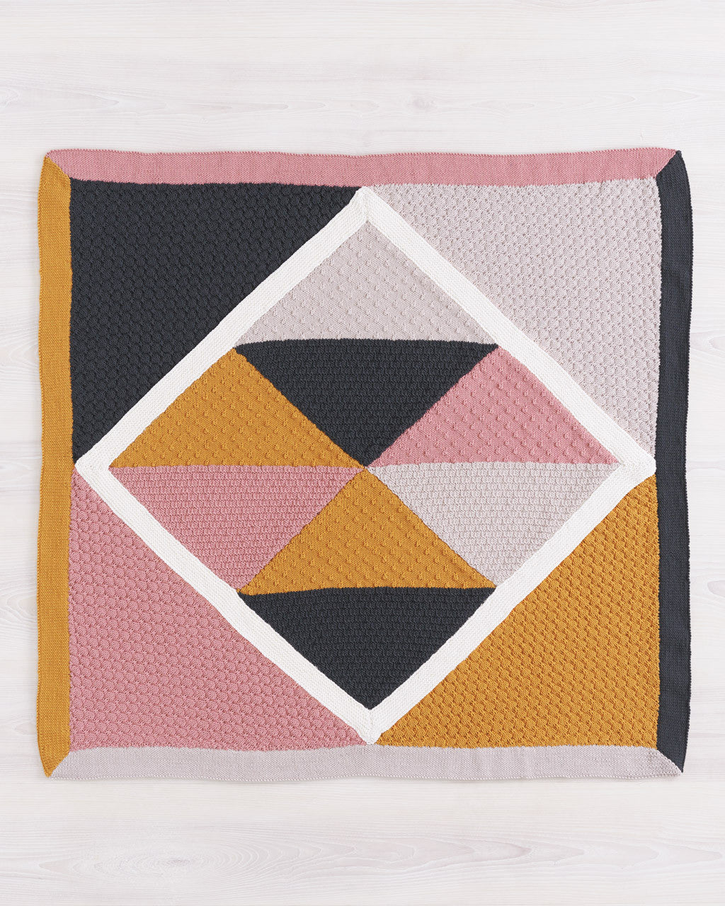 Knitting Pattern — Geometric Throw