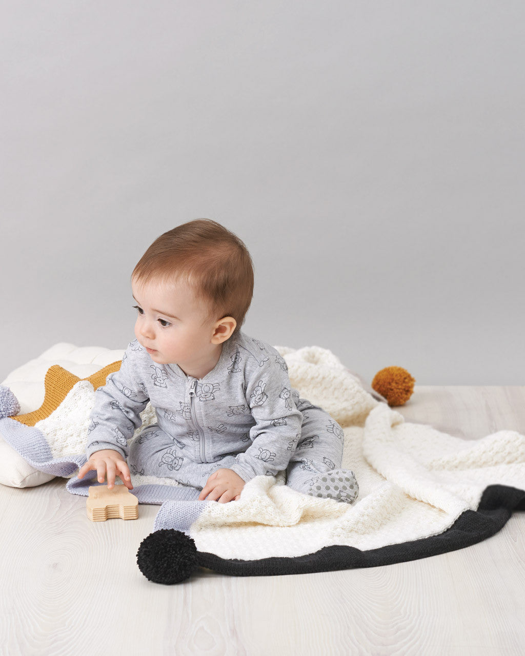 Knitting Pattern — Modern Pram Blanket