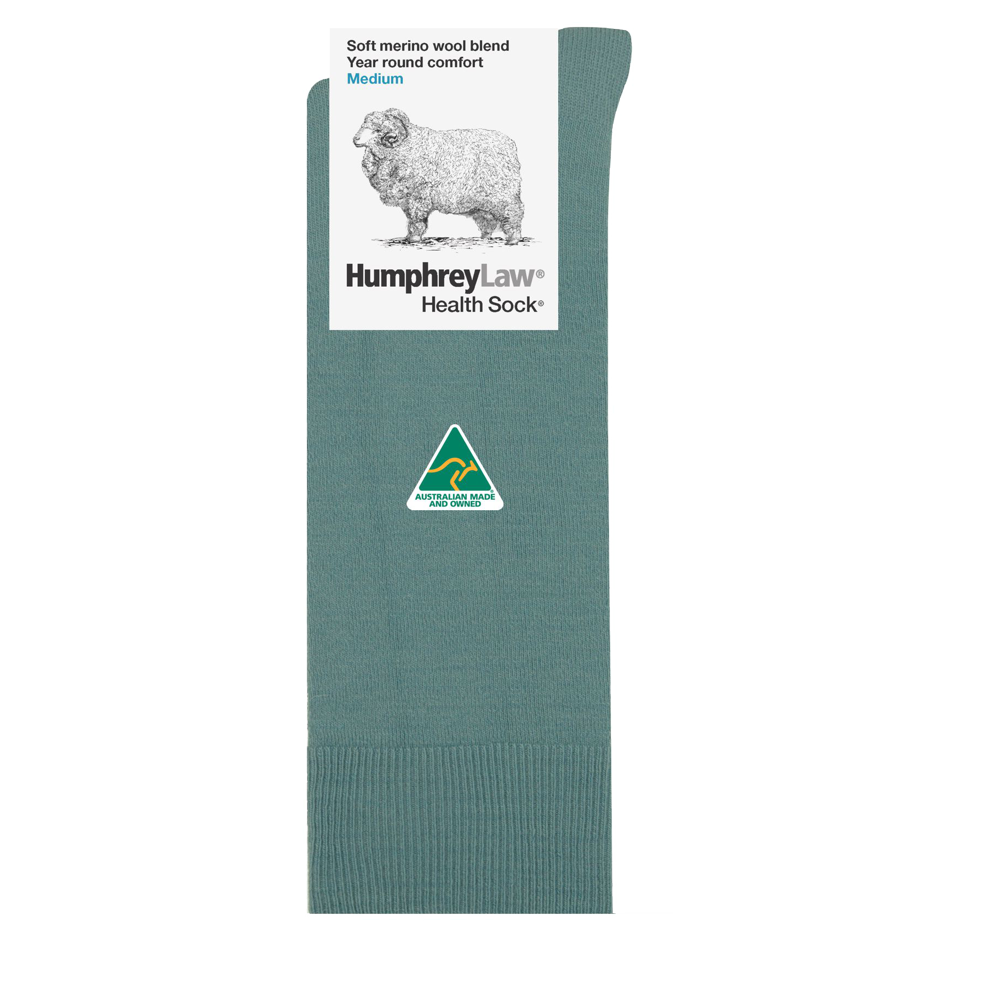Humphrey Law Fine Merino Wool Health Sock — Lichen